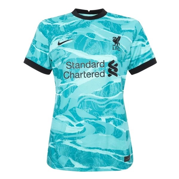 Camiseta Liverpool Segunda equipo Mujer 2020-21 Verde